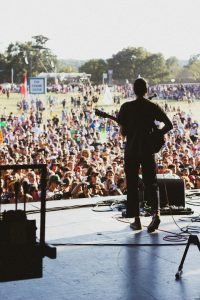Snuck backstage to see one of my favorite bands at ACL.